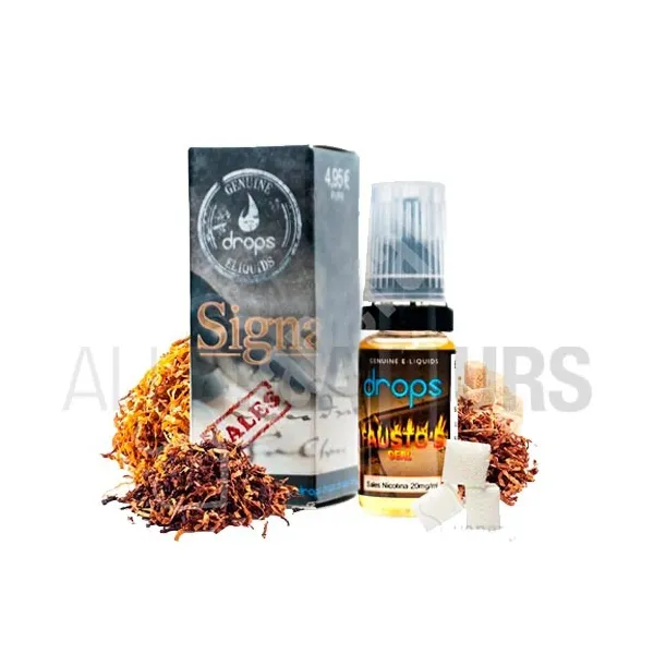 Líquido sales de nicotina Fausto´s Deal 10 ML 10/20 MG Drops sabor a tabaco dulce