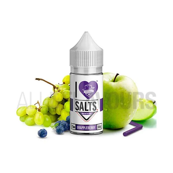 sales nicotina sabor frutal I Love Salts Grappelberry 10 ml 20 mg Mad Hatter