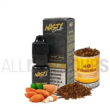 Líquido sales nicotina gold tobacco nasty juice frutal diferentes concentraciones