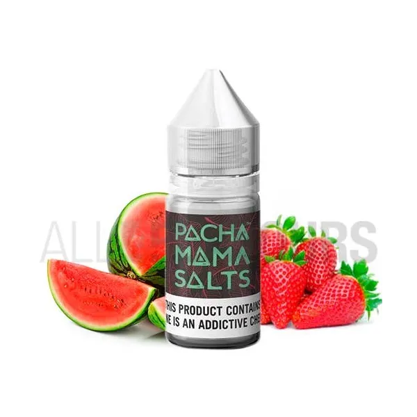 líquido sales de nicotina sabor frutal Strawberry Watermelon 10 ml 20 mg Pachamama