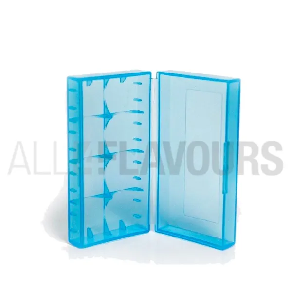 Caja Batería 18650 Azul Caja Batería 18650 Azul