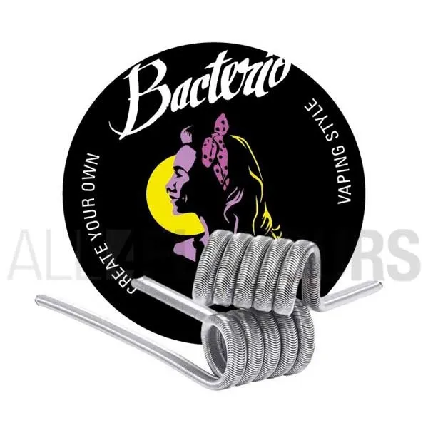 resistencias artesanales fabricadas con hilos de calidad Bacterio Coils Mad Fcking 0.13 Ohm