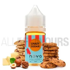 aroma vapeo sin nicotina con sabor a gelletas con avellanas Crazy Cookie 30 ml Nova
