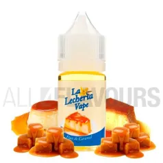 aroma de vapeo sin nicotina para fabricar tus E-Liquid con sabor a flan de carmelo Flan de Caramel 30 ml La Lecheria Vape