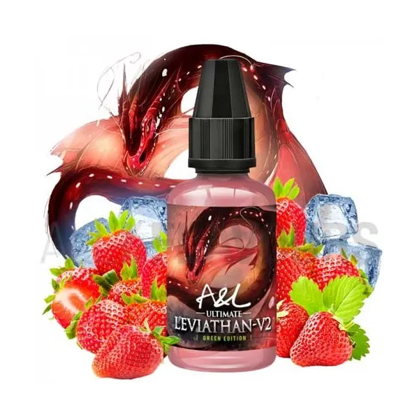 aroma vapeo sin nicotina leviathan v2 30 ml marca A&L sabor frutal fresco