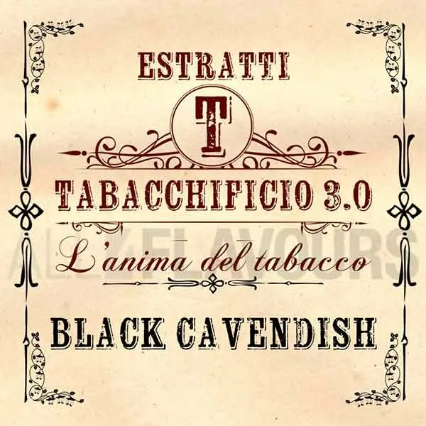 Extracto orgánico tabaco sin nicotina Black Cavendish Tabacchi In Purezza 20 ml Tabacchificio 3.0