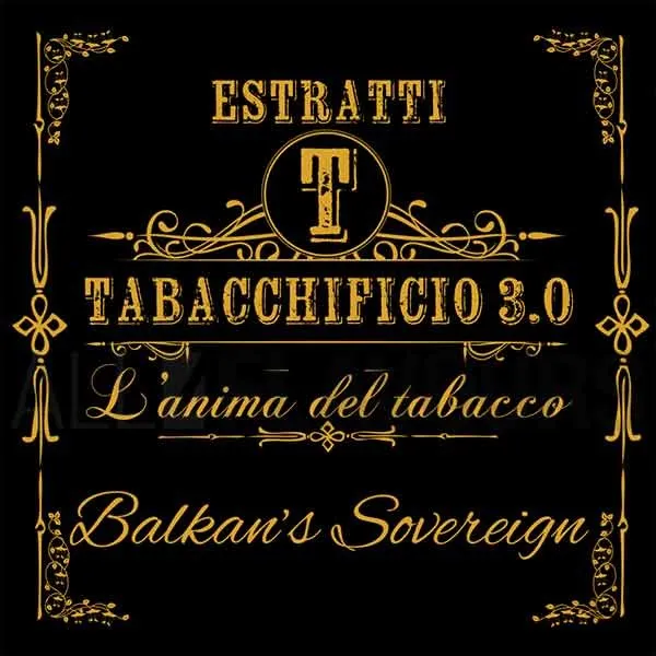 Extracto orgánico tabaco sin nicotina Balkans Sovereign Blend 20 ml Tabacchificio 3.0