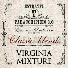 Extracto orgánico tabaco sin nicotina Virginia Mixture Classic Blend 20 ml Tabacchificio 3.0