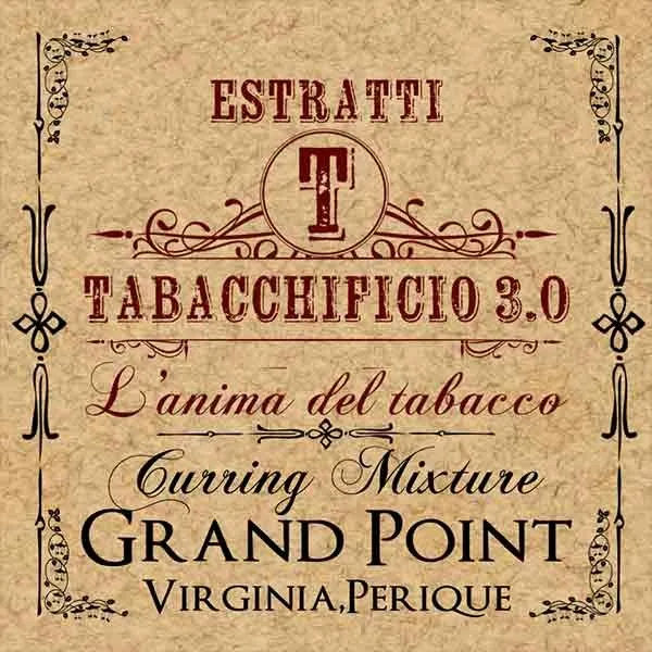 Extracto orgánico tabaco sin nicotina Grand Point Special Blend 20 ml Tabacchificio 3.0