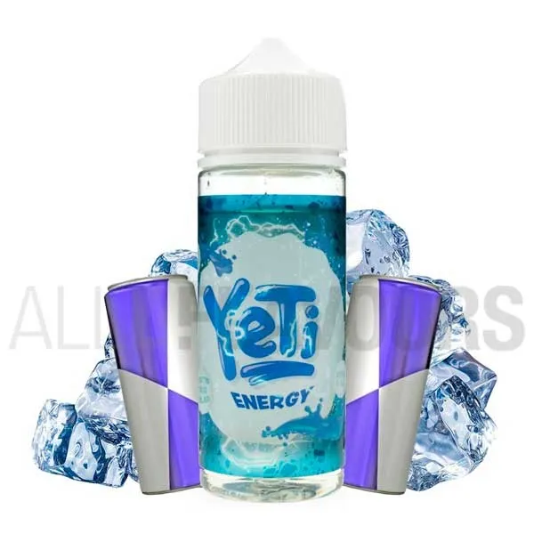líquido para tu vaper con sabor a   bebida energética Energy 100 ml Yeti ice