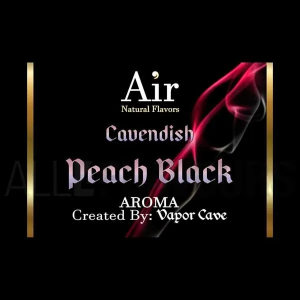 extracto orgánico tabaco peach black 11ml de la marca vapor cave sin nicotina