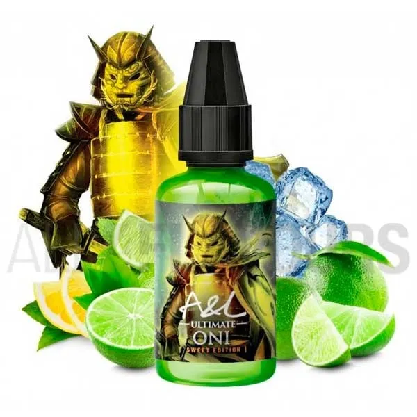 aroma vapeo sin nicotina oni sweet 30 ml marca A&L sabor frutal fresco