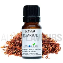 aroma vapeo ry69 10 ml Atmos Lab con sabor a tabaco
