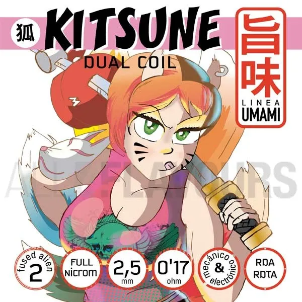 Umami Kitsune Fused Alien Full Ni80 0.17 Ohm Bacterio Coils