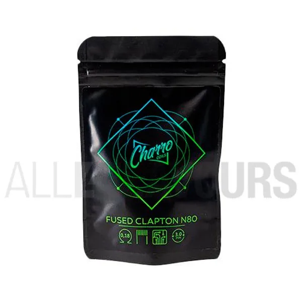 resistencias artesanales Dual Fused Clapton N80 0.18 Ohm Charro Coils resistencias artesanales Dual Fused Clapton N80 0.18 Ohm Charro Coils
