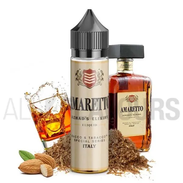 Extracto orgánico tabaco sin nicotina Elixirs Bacco&Tabacco Amaretto 20 ml Azhads elixir sabor a tabaco Extracto orgánico tabaco sin nicotina Elixirs Bacco&Tabacco Amaretto 20 ml Azhads elixir sabor a tabaco
