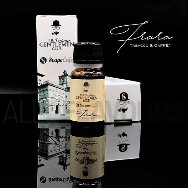 Extracto orgánico de tabaco frara 11 ml sin nicotina the vaping gentlemen club