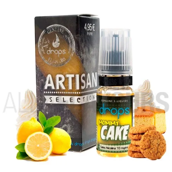 Líquido sales de nicotina Mommy Cake 10 ML 10/20 MG Drops con sabor dulce Líquido sales de nicotina Mommy Cake 10 ML 10/20 MG Drops con sabor dulce