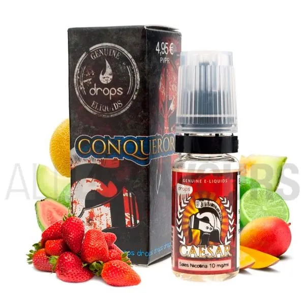 Líquidos sales de nicotina Caesar 10 ML 10/20 MG Drops con sabor frutal