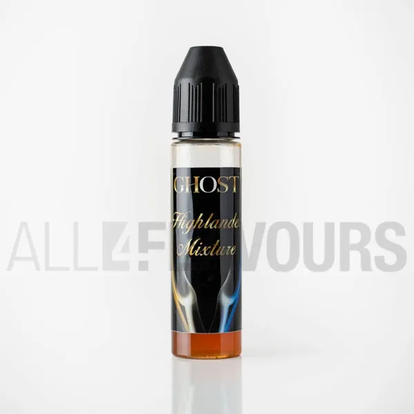 Extracto orgánico tabaco vaper sin nicotina Ghost Highlander Mixture 20 ml Vapor Cave