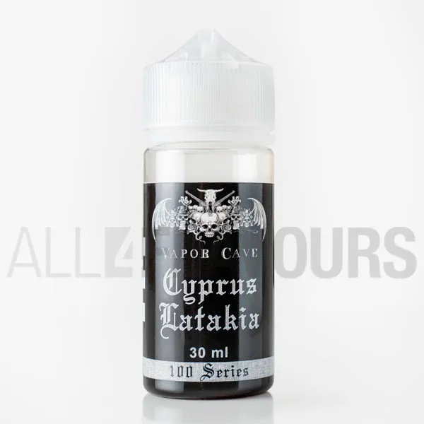 Extracto orgánico tabaco vaper sin nicotina Cyprus Latakia 30 ml Vapor Cave