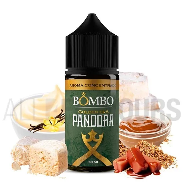aroma alquimia vaper pandora 30 ml sabor dulce de bombo sin nicotina