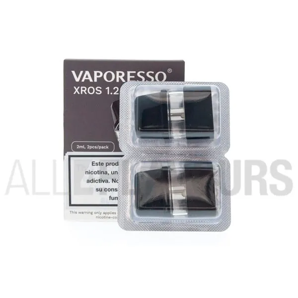cartuchos recambio para vaporesso xros 2 ml con diferentes ohmios cartuchos recambio para vaporesso xros 2 ml con diferentes ohmios
