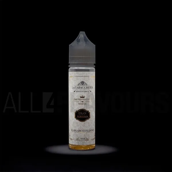 Extracto orgánico tabaco sin nicotina sigaro italiano white reserve 20 ml  pod La Tabaccheria Extracto orgánico tabaco sin nicotina sigaro italiano white reserve 20 ml  pod La Tabaccheria