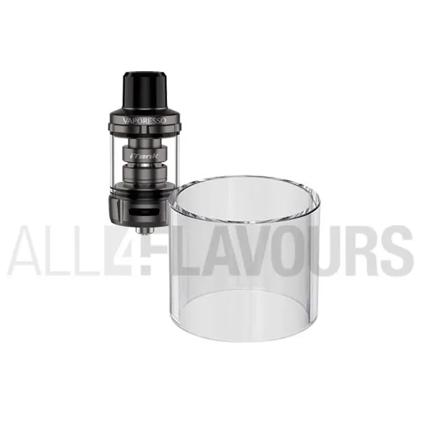 pyrex recambio para vaporesso itank disponible en capacidades 2 y 8 ml
