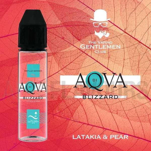 Extracto orgánico de tabaco aqva blizzard sin nicotina 20 ml The vaping gentlemen club