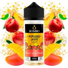 líquido vapeo peach mango 100 ml frutal fresco de la marca bombo