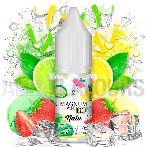 Líquido sales de nicotina Nalu 10 ml 10/20 MG Magnum Vape con sabor frutal Líquido sales de nicotina Nalu 10 ml 10/20 MG Magnum Vape con sabor frutal