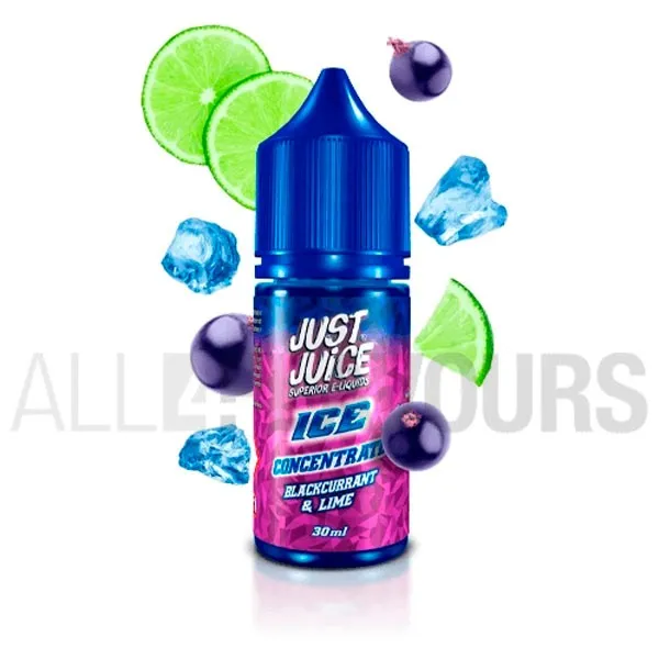 aroma vaper alquimia blackcurrant lime ice 30 ml just juice haz tu propio e -liquid