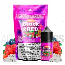 sales nicotina sabor frutos rojos Black & Red 24 ml Oil4vap