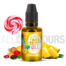Aroma vapeo Yellow Oil marca Fuel 30 ml con sabor caramelos de piña