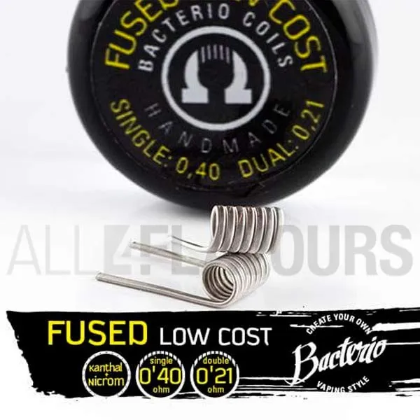 Resistencias Low Cost Fused Coil 0.21 Ohm Bacterio Coils