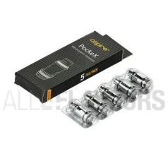 Resistencias comerciales Aspire PockeX compatible con kit de inicio Pockex