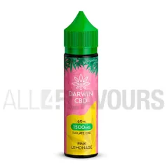 Líquido vaper CBD Darwin con sabor a limonada de frambuesas 1500 mg de CBD con terpenos