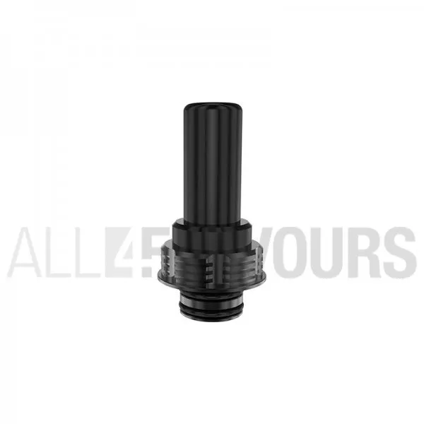 Drip Tip Long 510 - Black + Gunmetal Thunderhead Creations