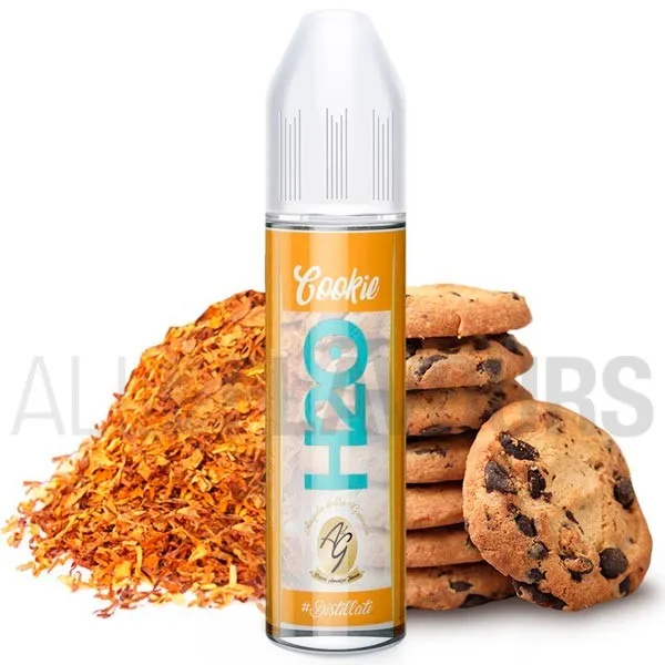 Extracto orgánico tabaco sin nicotina H2O Cookie Mixture Organico 20 ml ADG sabor tabaco con galleta dulce