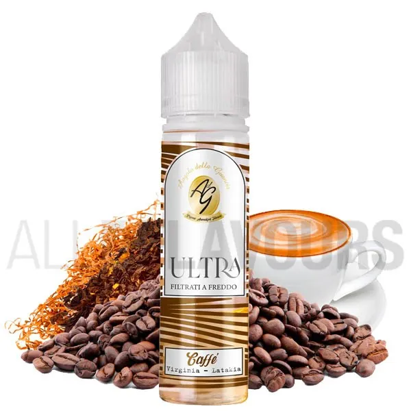 Extracto orgánico sin nicotina Ultra Caffe 20 ml ADG con sabor a tabaco y notas de café
