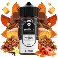 líquido de vapeo sin nicotina  Athos Tobacco 100ml Bombo sabor a tabaco dulce
