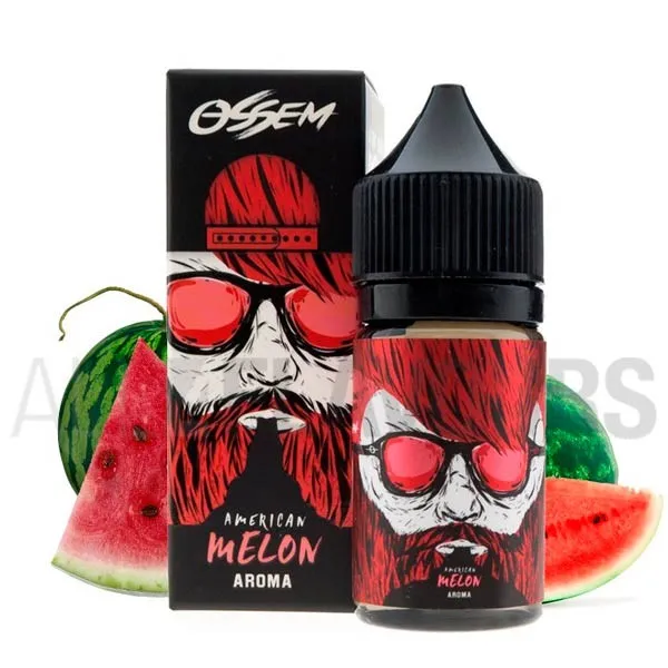 Aroma vapeo sin nicotina American Melon 30ml Ossem con sabor a sandía y melón