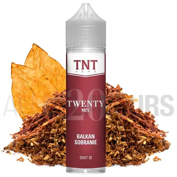 Extracto orgánico tabaco sin nicotina SBalkan Sobranie Twenty 20 ml Tnt-Vape sabor a tabaco Extracto orgánico tabaco sin nicotina SBalkan Sobranie Twenty 20 ml Tnt-Vape sabor a tabaco