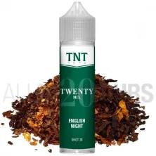 Extracto orgánico tabaco sin nicotina English Night Twenty 20 ml Tnt-Vape sabor a tabaco