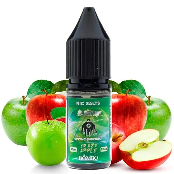 Líquido sales nicotina vaper Crazy Apple 10 ml 10/20 Mg The Mind Flayer sabor a manzana