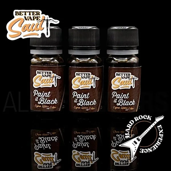 Extracto orgánico tabaco sin nicotina Hard Rock Paint It Black 11 ml Clamour Vape