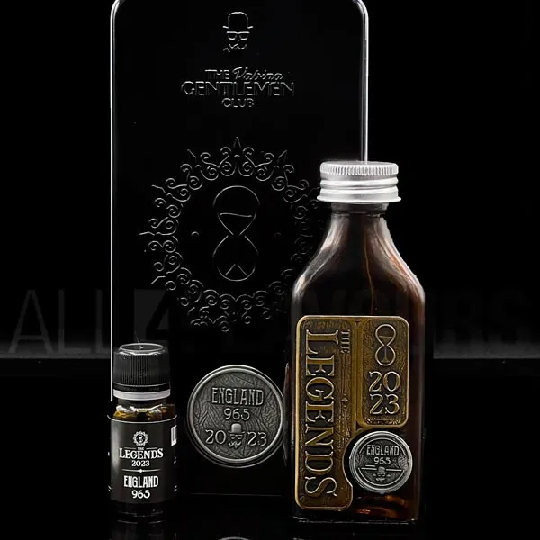 Extracto orgánico de tabacoLegends England 965 11ml The Vaping Gentlemen Club sin nicotina Extracto orgánico de tabacoLegends England 965 11ml The Vaping Gentlemen Club sin nicotina