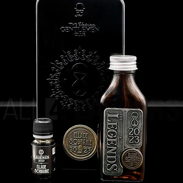 Extracto orgánico de tabacoLegends 2023 Ellade Sobranie 11ml The Vaping Gentlemen Club sin nicotina
