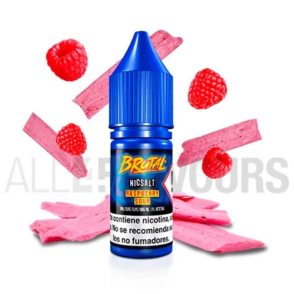 Sales nicotina diferentes graduaciones Brutal Raspeberry Sour 10 ml 10/20 mg By Just  Juice